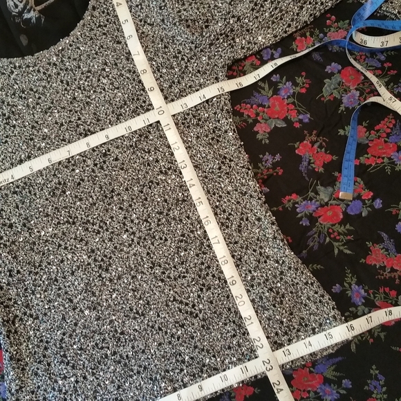 Marled Knit Top w/ Sequins, Anne Klein, Sz S - Picture 8 of 8